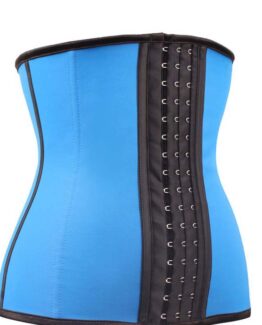 Kim Kardashian waist trainer blue color