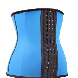 Kim Kardashian waist trainer blue color