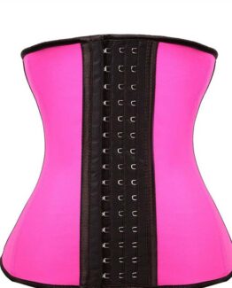 Kim Kardashian waist trainer pink color