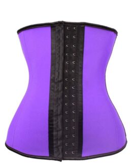 Kim Kardashian waist trainer purple color