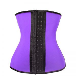 Kim Kardashian waist trainer purple color