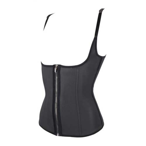 Latex Waist Trainer Zip and Cip Vest 4