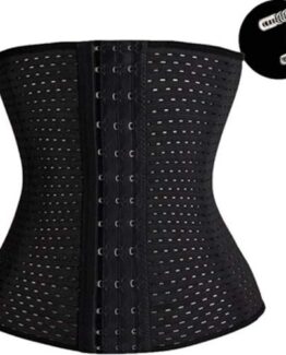 P504 Alloy Steel High Elasticity Waist Trainer For Weight Loss Workout Color Black