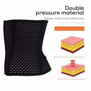 P504 Alloy Steel High Elasticity Waist Trainer For Weight Loss Workout Double Pressure Material