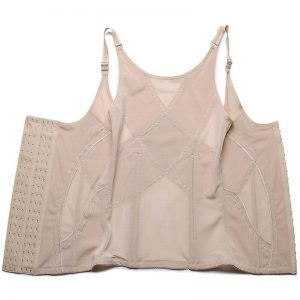 P505 6XL 7XL Extra Large Slimming Waist Trainer Corset Vest color peige