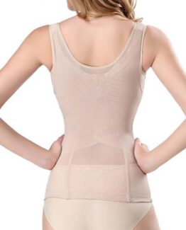 P508 Colombian Waist Trainer For Women Slimming Underwear Shaper Trainer Corset Vest Beige Sample 2