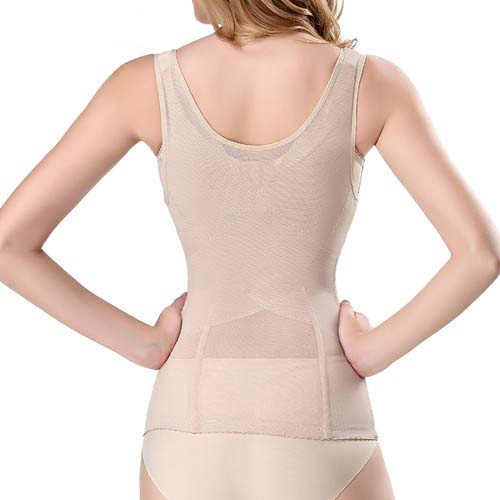 P508 Colombian Waist Trainer For Women Slimming Underwear Shaper Trainer Corset Vest Beige Sample 2