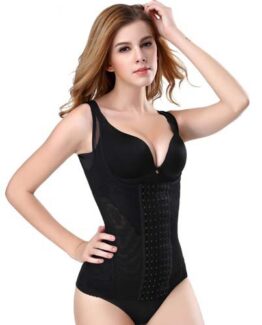 P508 Colombian Waist Trainer For Women Slimming Underwear Shaper Trainer Corset Vest Black Sample 1