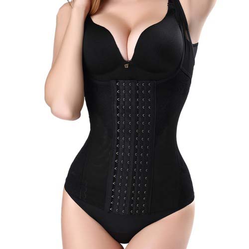 P508 Colombian Waist Trainer For Women Slimming Underwear Shaper Trainer Corset Vest Black Sample