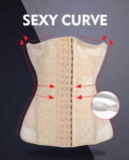 P516 Lace Pattern Curves Colombian Best Hourglass Waist Cinchers (Trainer) Corset For Weight Loss Curves