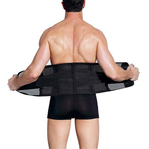 P517 Male Sports Corset Waist Trainer Best Men Slimming Waist Cinchers Belt During Workout Back