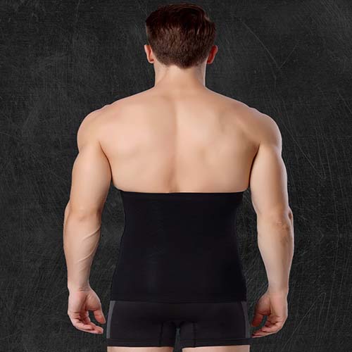 P518 Male Waist Trainer Belt Weight Loss High Compression Body Shaper Undergarment model 4