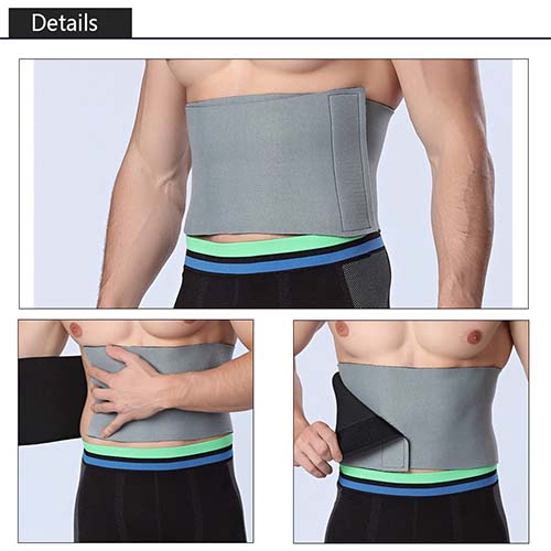 P520 Male Latex Waist Trainer Band Best Hot Shapers Spandex Weight Loss Girdle For Men Product Display