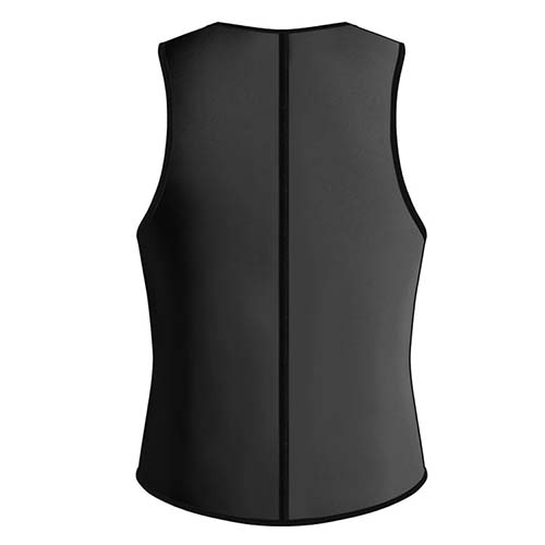 P521 Zipper Male Waist Trainer Ultra Thermo Sweat Neoprene Weight Loss Full Body Shaper Corset Reversible Vest Display 1