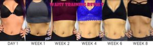 latex waist trainer before and after result 4