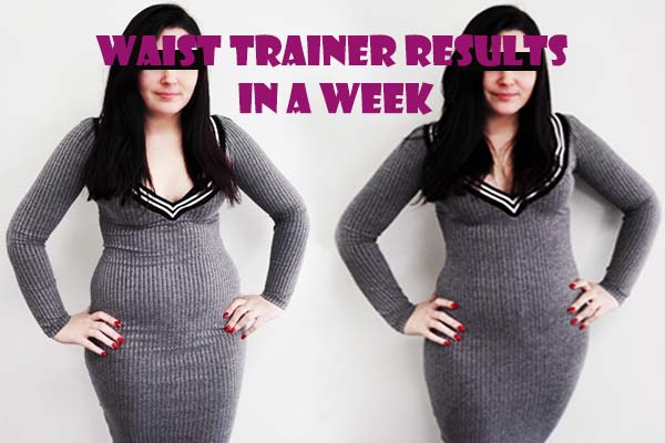 corset trainer before and after