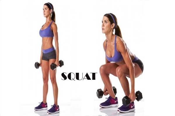 waist trainer exercises- squat workout