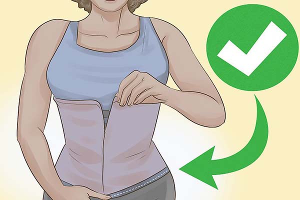 How to prevent waist trainer roll up down 3