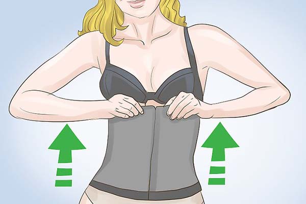 How to prevent waist trainer roll up down 4