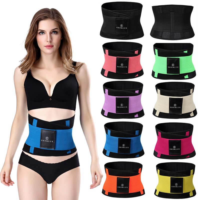 P522 Unisex Xtreme Waist Trainer Corset Belts Diagram 1