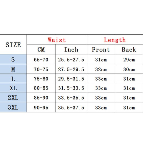 P524 Waist Cincher Tummy Control Belts For Weight Loss Size Chart