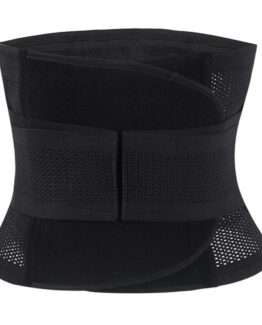 P525 Women Postpartum Belly Recovery Shapewear Belt Waist Trainers Corset Black