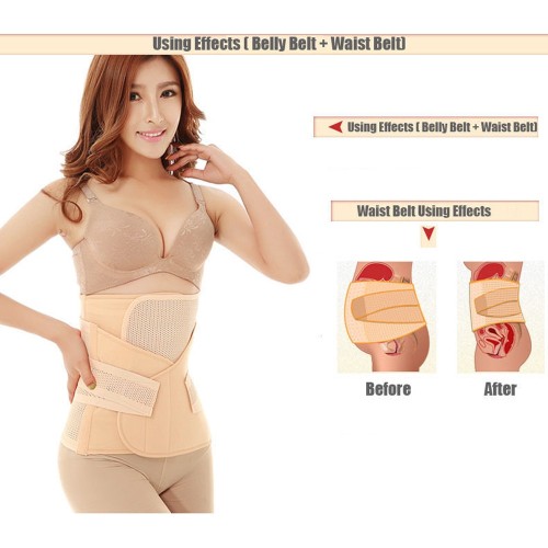 P531 C-section Waist Training 3-in-1 recovery abdominal binder Display