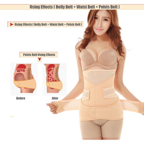 P531 C-section Waist Training 3-in-1 recovery abdominal binder diagram 2