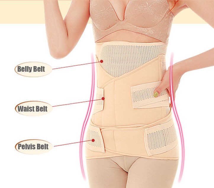 P531 C-section Waist Training 3-in-1 recovery abdominal binder structure