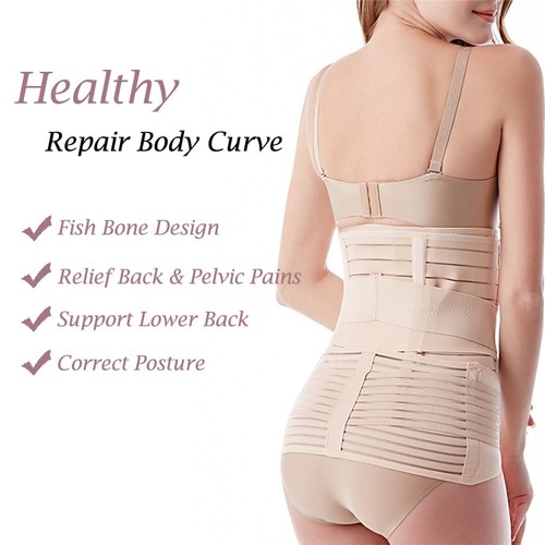 P532 Waist Training 3-in-1 Breathable C-section Belly Binder Advantages