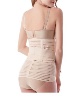 P532 Waist Training 3-in-1 Breathable C-section Belly Binder Back