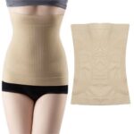 P534 Waist Training Postpartum Belly Wraps Beige Color