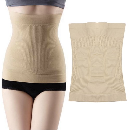 P534 Waist Training Postpartum Belly Wraps Beige Color