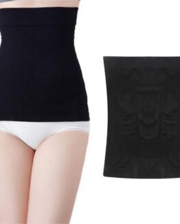 P534 Waist Training Postpartum Belly Wraps Black Color