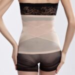 P535 Women Waist Training Recovery Tummy Waist Wraps After Childbirth Back Display