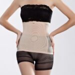 P535 Women Waist Training Recovery Tummy Waist Wraps After Childbirth Front Display