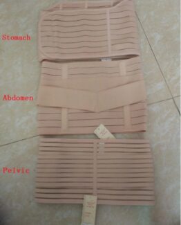 P536 Waist Training 3 PCs Abdomen Stomach Pelvic Postpartum Belly Band Product