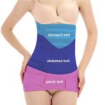 P537 Waist Training Postpartum Belt 3-in-1 Belly+Abdomen+Pelvis Recovery Abdominal Binder Diagram