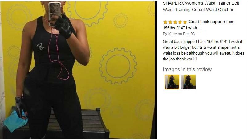 Camellias waist trainer reviews by KLee