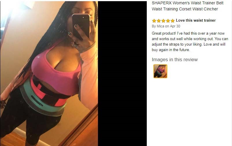 Camellias waist trainer reviews by Mica