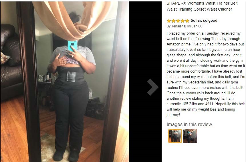 Camellias waist trainer reviews by Tenaishai