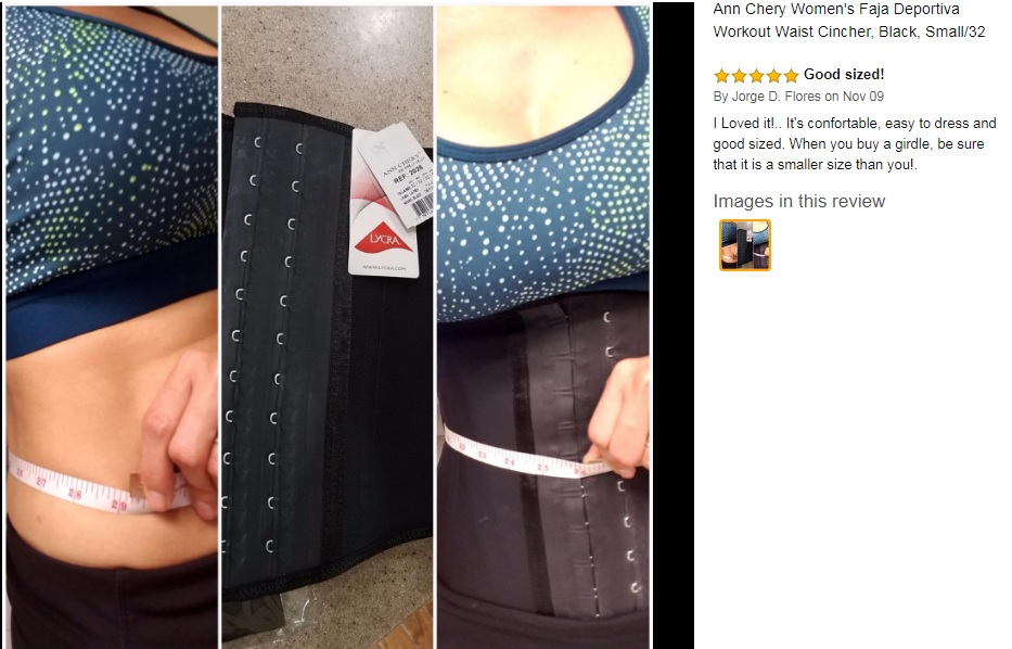 Jorge D reviews Chery Ann Waist Trainer