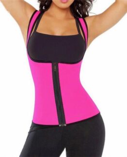 P539 Body Slimming Neoprene Waist Trainer Girdle Pink