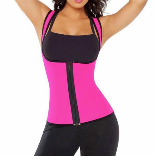 P539 Body Slimming Neoprene Waist Trainer Girdle Pink