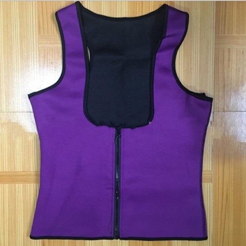 P539 Body Slimming Neoprene Waist Trainer Girdle Purple