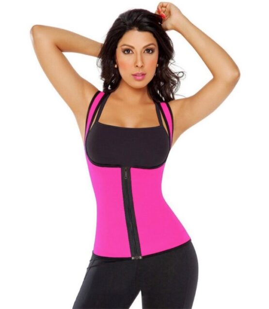 P539 Body Slimming Neoprene Waist Trainer Girdle demo