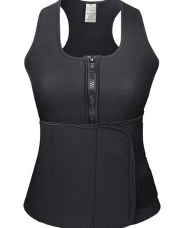 P540 Neoprene Waist Cincher with Adjustable Modeling Belt Black Color