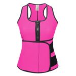 P540 Neoprene Waist Cincher with Adjustable Modeling Belt Pink Color