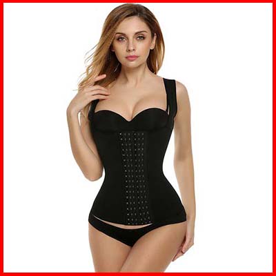 #4 P509 Body Workout Colombian Latex Waist Trainer for Women with Vest